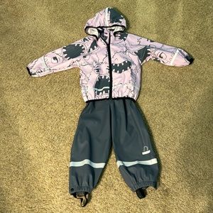 Toddler rain 2-piece suit